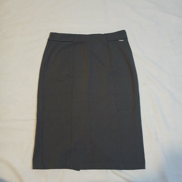 T Tahari Dresses & Skirts - T Tahari Women's Medium Pencil Skirt Stretch‎ Charcoal Grey Tummy Control